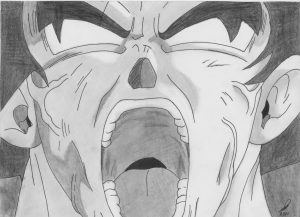 Dibujos a Lápiz de Goku ✓ - Dibujos a Lápiz