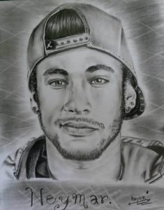 Dibujos de Neymar a Lápiz | Los mejores Retratos de Ney Jr