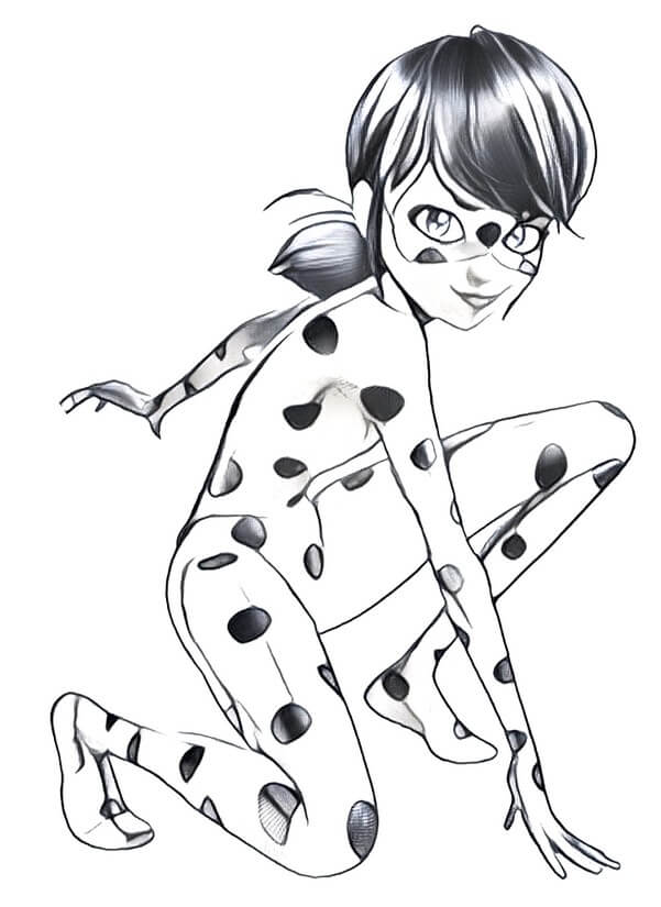 Dibujos de Miraculous Ladybug a Lápiz | Fáciles | Para Imprimir