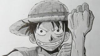 Dibujos de One Piece a Lápiz | Luffy y todos los Personajes