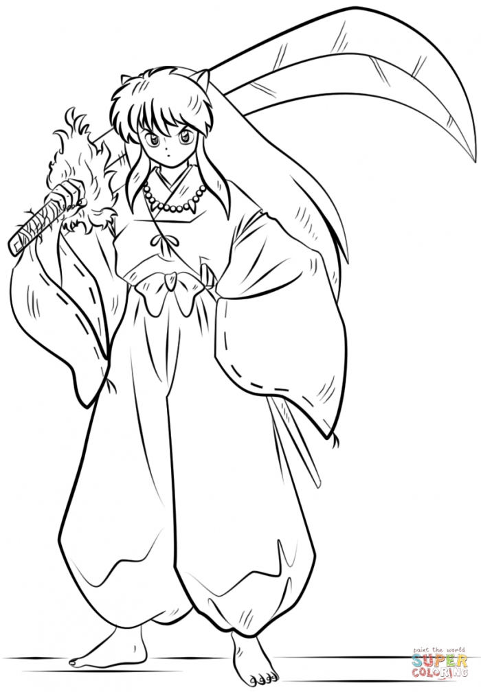 dibujos-de-inuyasha-a-l-piz-los-mejores-para-descargar-e-imprimir