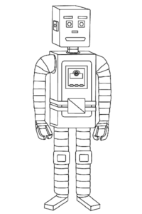 Como dibujar un robot  paso a paso 12  PintayCreaoverblogcom