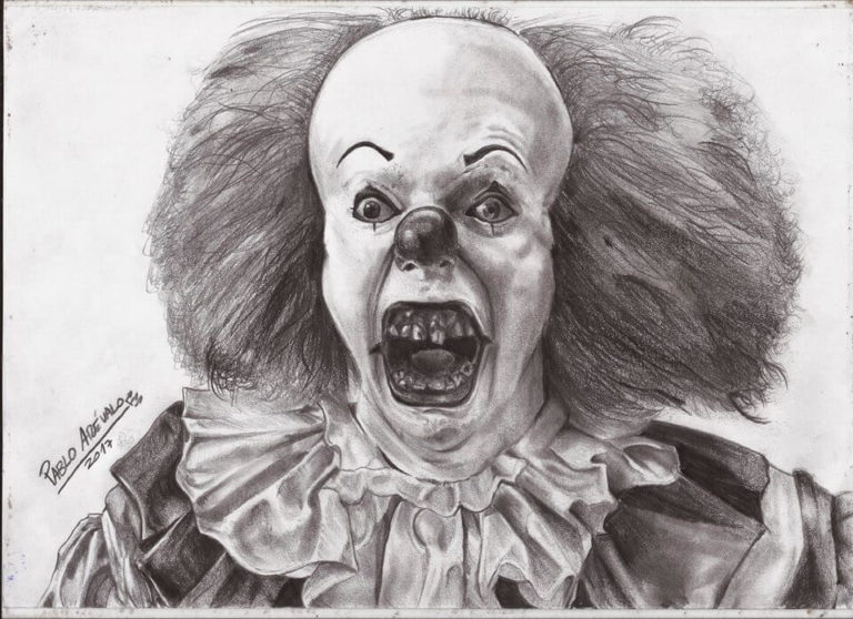 Dibujos de It a Lápiz para Imprimir | El Payaso Eso