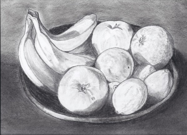 Dibujos de Frutas a Lápiz | Realistas & para Imprimir