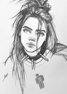 dibujos de billie eilish para imprimir